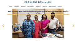 Desktop Screenshot of prashantdeshmukh.com