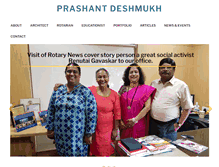 Tablet Screenshot of prashantdeshmukh.com